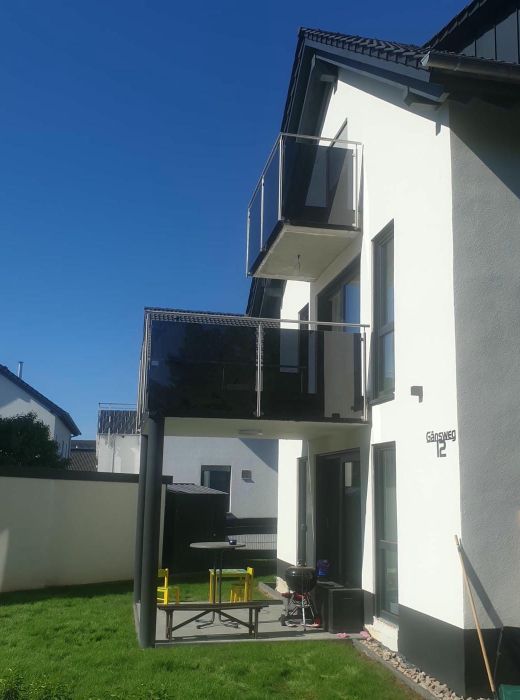 Referenzobjekt im Bereich Geländer und Sichtschutz der Afrim Bejta Metallbau GmbH aus Achern
